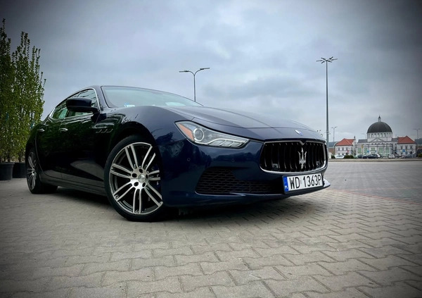 Maserati Ghibli cena 123900 przebieg: 83677, rok produkcji 2015 z Biała małe 37